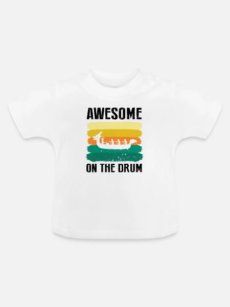 Drachenboot Crew und Drachenbootfahren - Baby Bio-T-Shirt mit Rundhals - Weiß