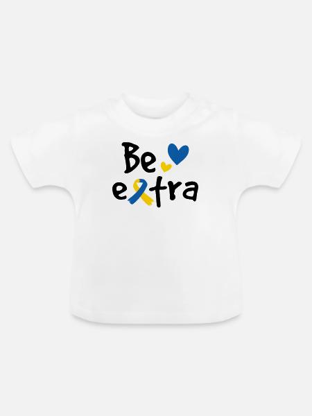 Seien Sie extra - Baby Bio-T-Shirt mit Rundhals - Weiß