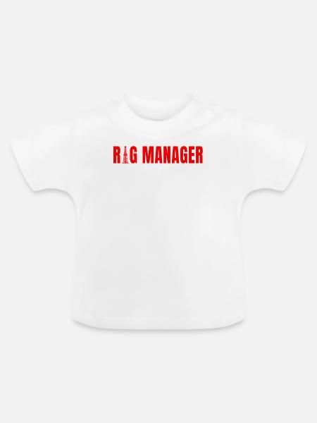 Rig Manager - Baby Bio-T-Shirt mit Rundhals - Weiß