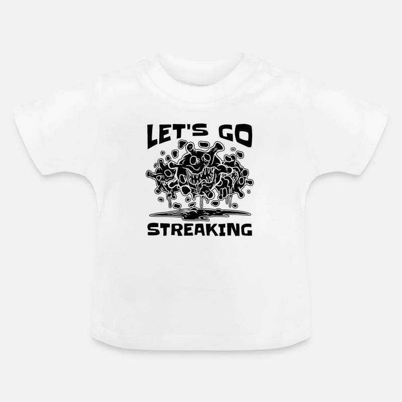 Let’s Go Scientist Microbiologiste Microbiologistes - T-shirt bio col rond Bébé - blanc