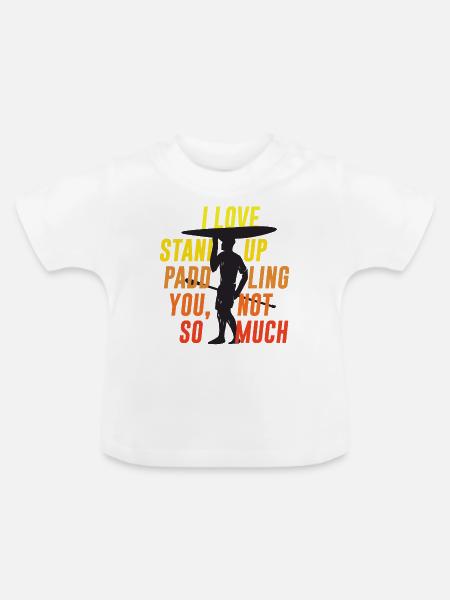 SUP - Baby Bio-T-Shirt mit Rundhals - Weiß