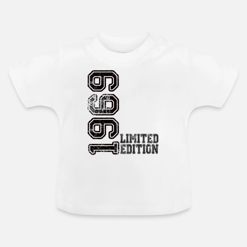 Edition limitée 1969 - T-shirt bio col rond Bébé - blanc