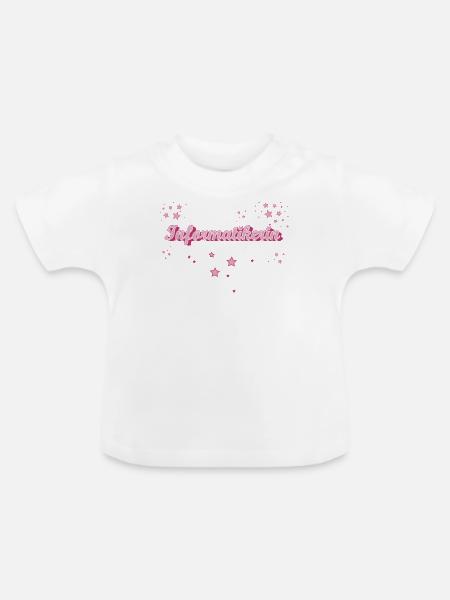 Programmierer Abschluss-Geschenk Informatikerin - Baby Bio-T-Shirt mit Rundhals - Weiß