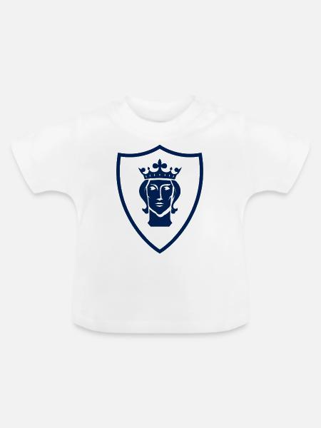 Stockholmer Stolz - Baby Bio-T-Shirt mit Rundhals - Weiß