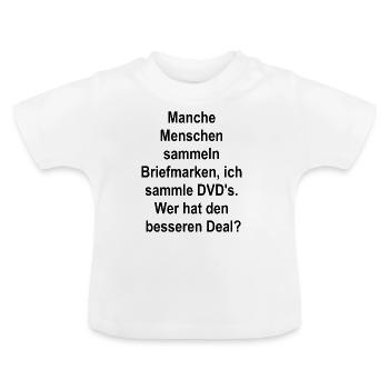 Movie Madness - Baby Organic T-Shirt with Round Neck - white - Front