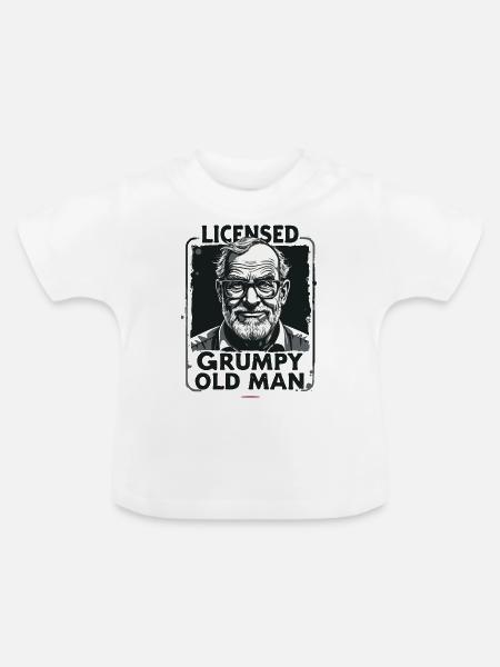 MÜRRISCHER OLDMAN - Baby Bio-T-Shirt mit Rundhals - Weiß