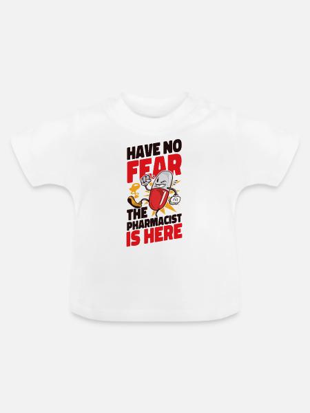 Pharmacy Tech Technician - Baby Bio-T-Shirt mit Rundhals - Weiß