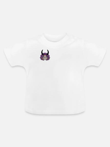 Verfluchter Loki-Prinz, lilahaariger Riese - Baby Bio-T-Shirt mit Rundhals - Weiß