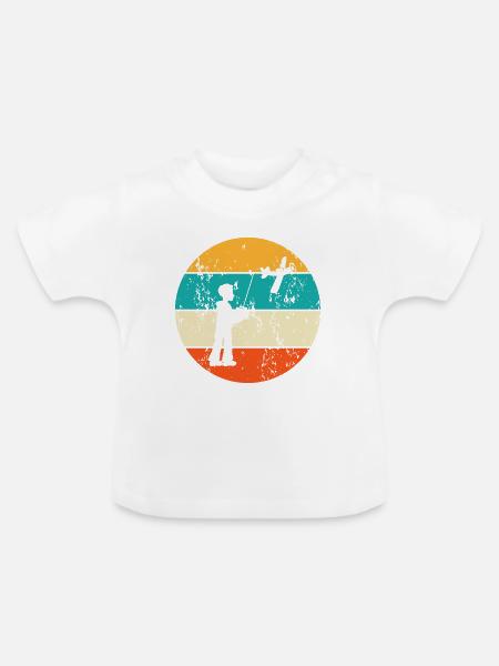 Modellflug Modellflieger Modellflugzeug - Baby Bio-T-Shirt mit Rundhals - Weiß