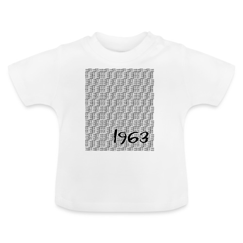 1963, 60. Geburtstag 2023, Jahrestag, Hochzeitstag - Baby Bio-T-Shirt mit Rundhals