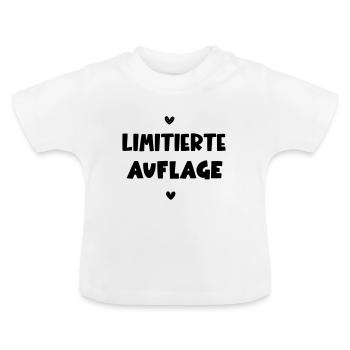 Limitierte Ausgabe Baby - Baby Bio-T-Shirt mit Rundhals - Weiß - Vorne