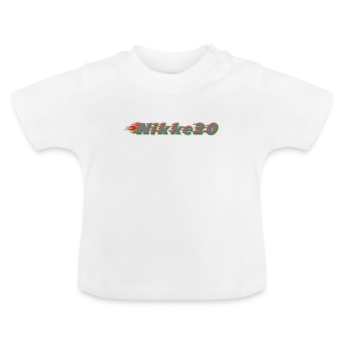 Nikke20 - Vauvan luomu-t-paita, jossa pyöreä pääntie