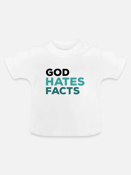 Atheismus - Baby Bio-T-Shirt mit Rundhals - Weiß
