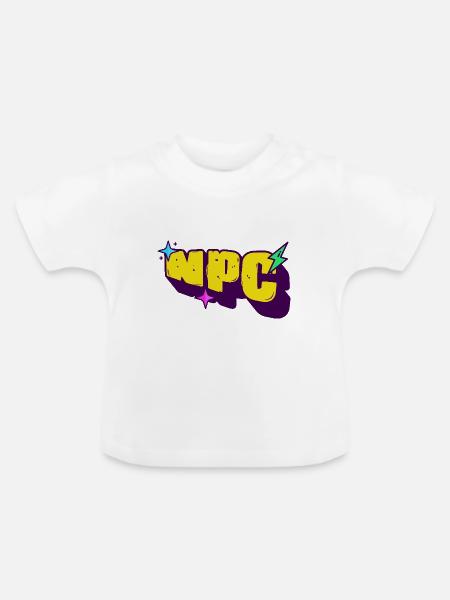 Npc - Baby Bio-T-Shirt mit Rundhals - Weiß
