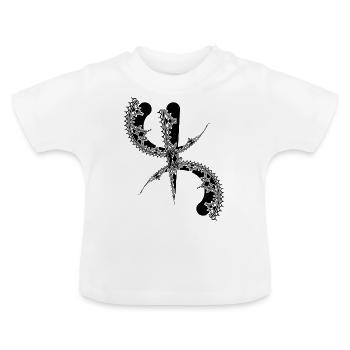 Z Imazighen artwork - T-shirt bio col rond Bébé - blanc - Devant