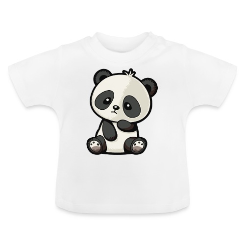 Panda - Baby Bio-T-Shirt mit Rundhals