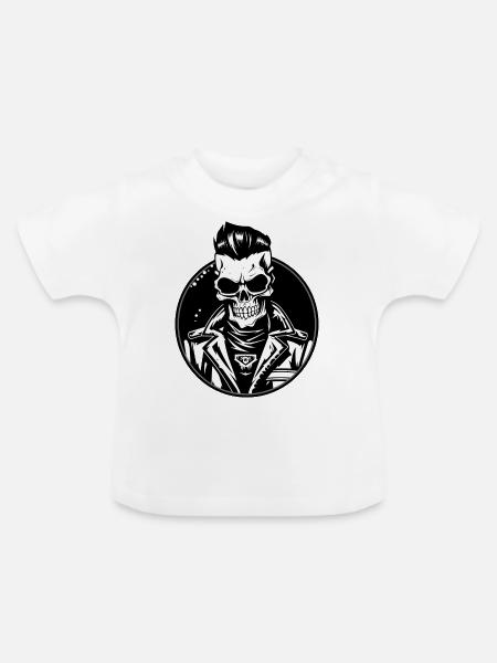 Rider - Baby Bio-T-Shirt mit Rundhals - Weiß