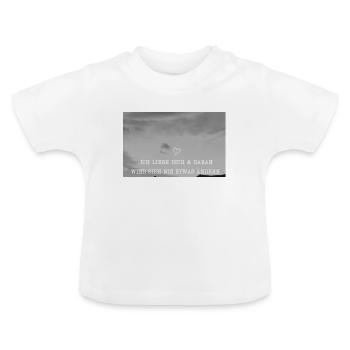 Sprüche für die Seele - Baby Bio-T-Shirt mit Rundhals - Weiß - Vorne