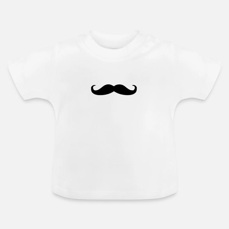 Barbe - Conception simple - T-shirt bio col rond Bébé - blanc