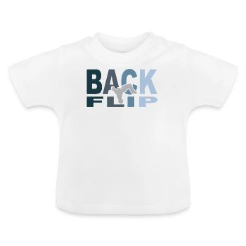 Backflip - T-shirt bio col rond Bébé - blanc - Devant