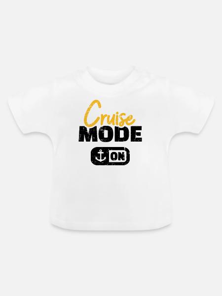 Kreuzfahrt - Baby Bio-T-Shirt mit Rundhals - Weiß