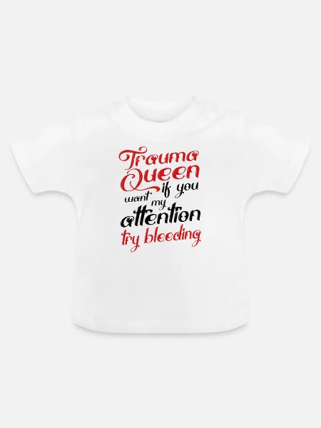 Mediziner - Baby Bio-T-Shirt mit Rundhals - Weiß
