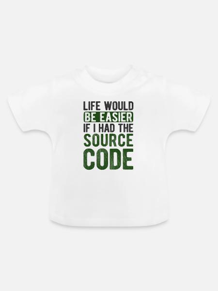 Software Ingenieur Informatiker Programmierer - Baby Bio-T-Shirt mit Rundhals - Weiß