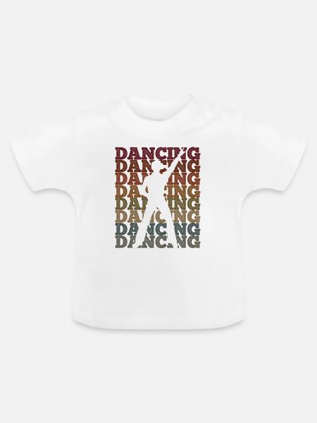 Breakdancing Tanzen für Tänzer - Baby Bio-T-Shirt mit Rundhals - Weiß