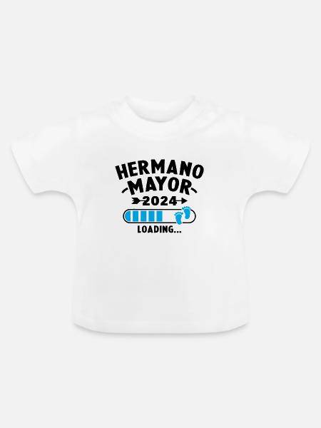 Big Brother 2024 wird geladen - Baby Bio-T-Shirt mit Rundhals - Weiß