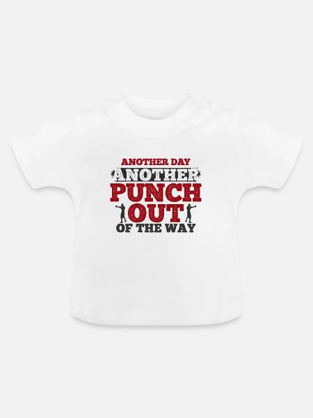 Boxsport Boxing - Baby Bio-T-Shirt mit Rundhals - Weiß