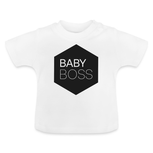 baby boss black - Baby Bio-T-Shirt mit Rundhals