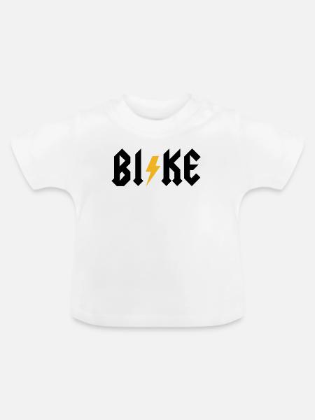 BI!KE - Baby Bio-T-Shirt mit Rundhals - Weiß