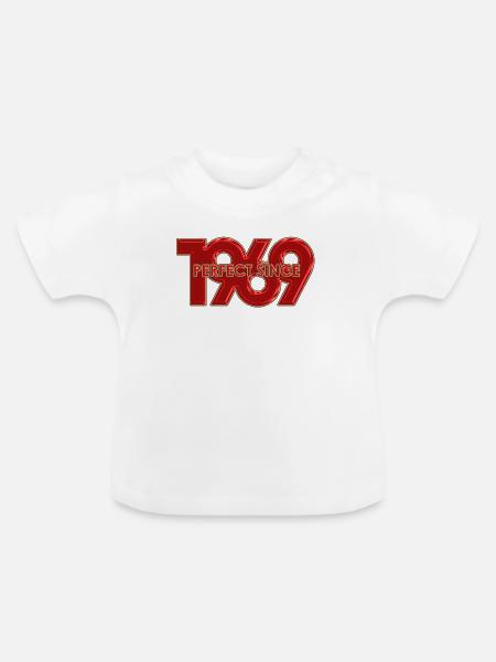 Perfect Since 1969 - Baby Bio-T-Shirt mit Rundhals - Weiß