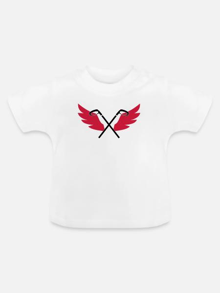 Golf - Baby Bio-T-Shirt mit Rundhals - Weiß