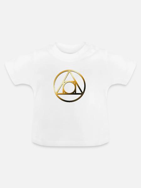 Alchemie - Baby Bio-T-Shirt mit Rundhals - Weiß