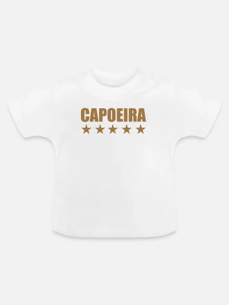 Capoeira ***** - Baby Bio-T-Shirt mit Rundhals - Weiß