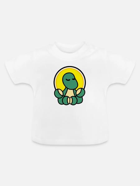 Dolly Zen - Baby Bio-T-Shirt mit Rundhals - Weiß