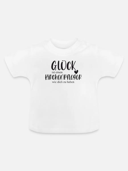 Kirchenpfleger Kirche Ehrenamt Bedanken Geschenk - Baby Bio-T-Shirt mit Rundhals - Weiß