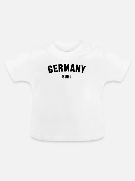 SUHL - Baby Bio-T-Shirt mit Rundhals - Weiß