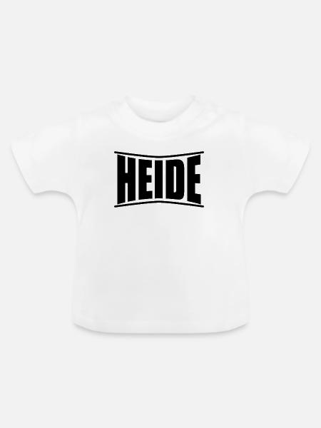 T-Shirt Heide T-Shirt Geschenkidee - Baby Bio-T-Shirt mit Rundhals - Weiß