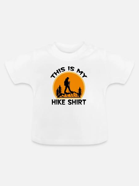 Touren Wanderung Bergsteigen Wandern Statement - Baby Bio-T-Shirt mit Rundhals - Weiß