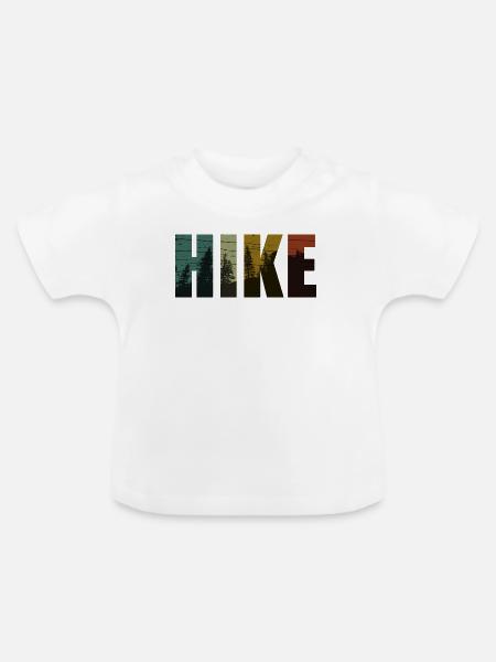 Wanderung - Baby Bio-T-Shirt mit Rundhals - Weiß