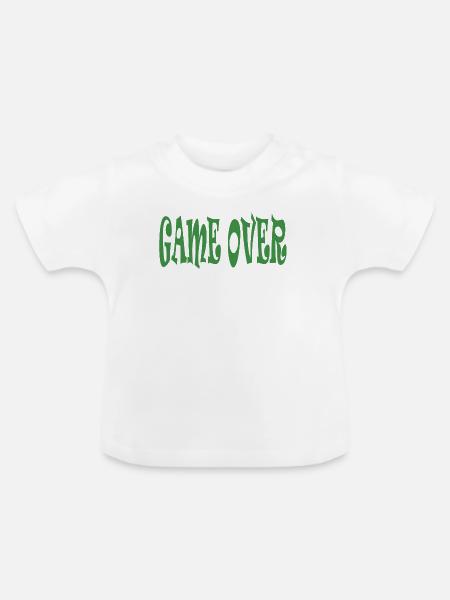 Spielende - Baby Bio-T-Shirt mit Rundhals - Weiß