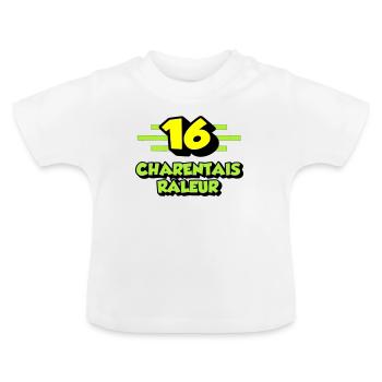 Complaining Charentais - Baby Organic T-Shirt with Round Neck - white - Front
