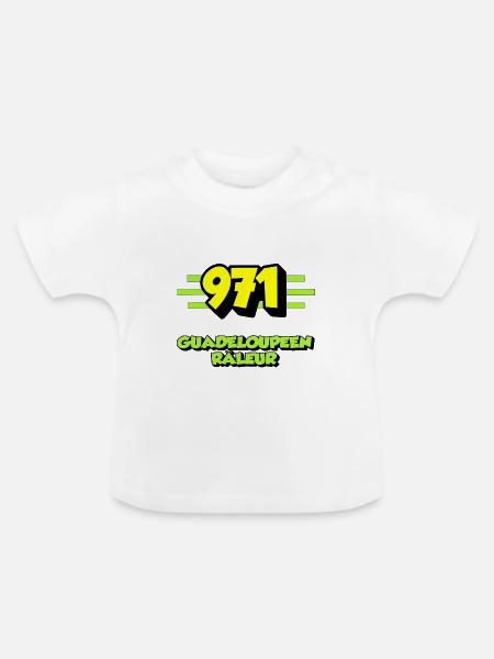 Nörgler aus Guadeloupe - Baby Bio-T-Shirt mit Rundhals - Weiß