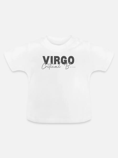 Virgo Critical B... - Baby Bio-T-Shirt mit Rundhals - Weiß