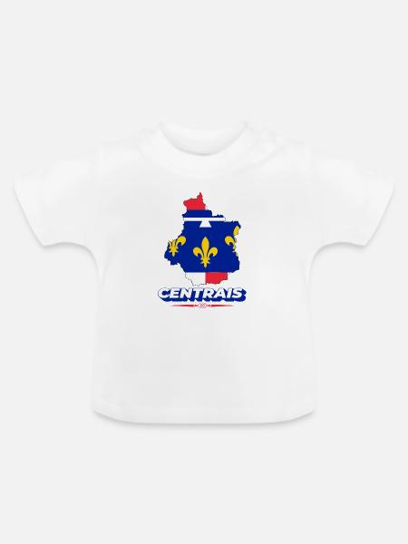 Zentris - Baby Bio-T-Shirt mit Rundhals - Weiß