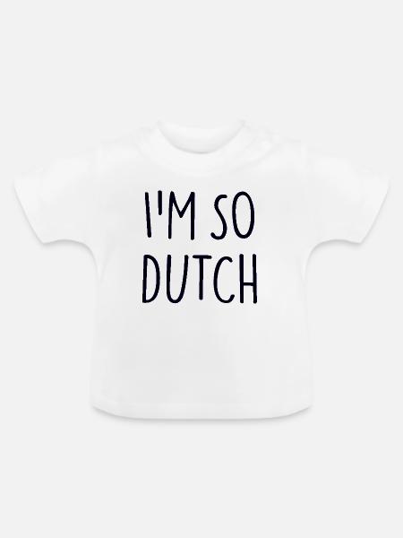 IM SO DUTCH - Baby Bio-T-Shirt mit Rundhals - Weiß