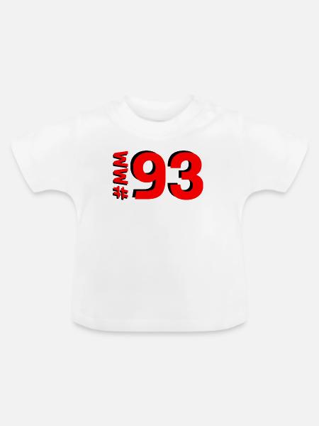 MM93 2025 - Baby Bio-T-Shirt mit Rundhals - Weiß