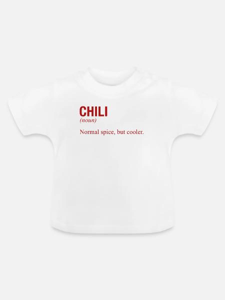 CHILI - Baby Bio-T-Shirt mit Rundhals - Weiß